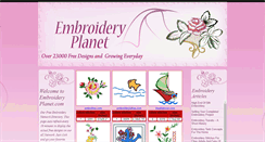 Desktop Screenshot of embroideryplanet.com
